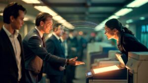 Illustration of the word because prompting the brain to accept a request once a reason is given